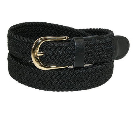 Deal Fashionista 1" Lady Elastic Braided Stretch Belt