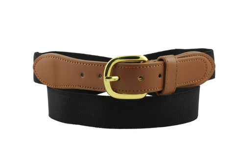 Deal Fashionista Men's Nylon Elastic Stretch Belt 1.25" Wide