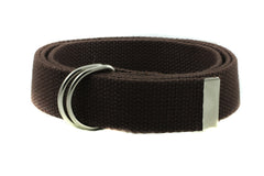 D Ring Canvas Webbed Cotton Belt for Adult and Kids 1.25"