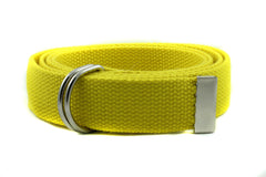 D Ring Canvas Webbed Cotton Belt for Adult and Kids 1.25"